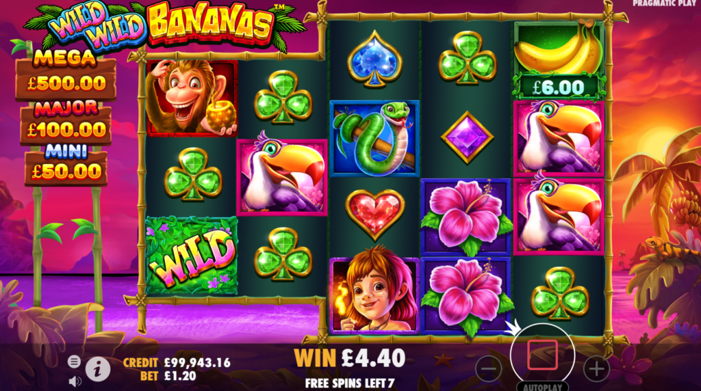 Wild Wild Bananas Slot Game Review